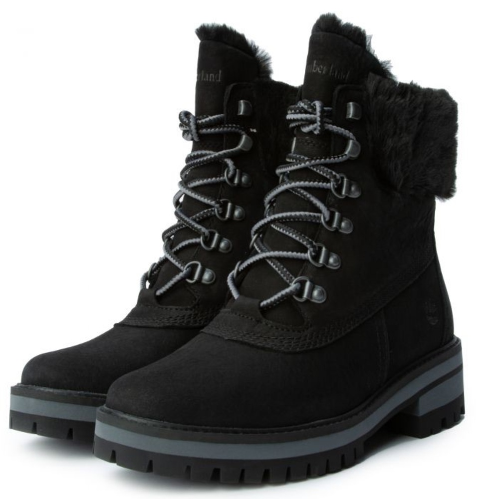 NWT TIMBERLAND COURMAYEUR VALLEY 6'' WATERPROOF FAUX FUR BOOTS SIZE:6 NO BOX
